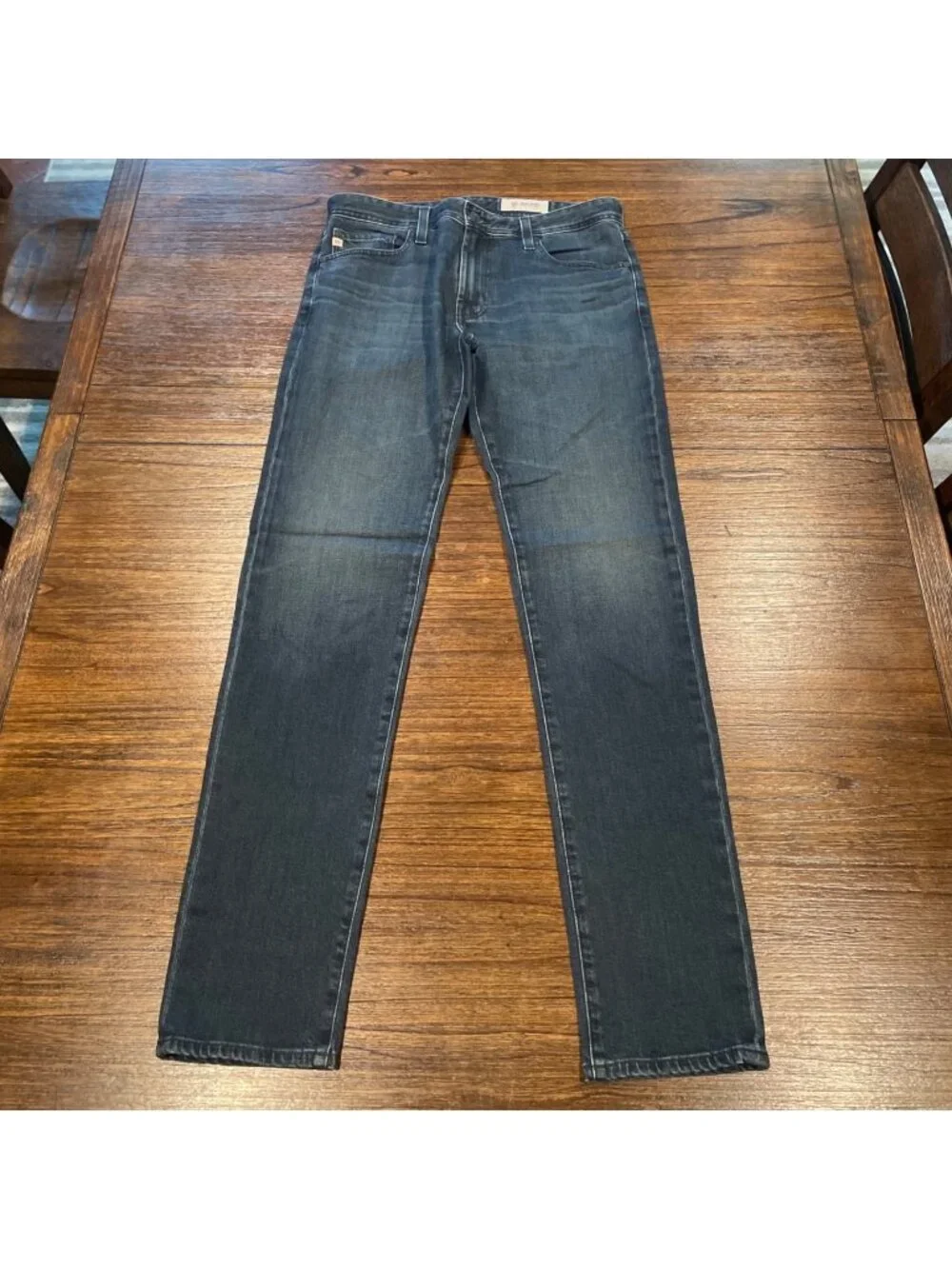 AG Tellis Modern Slim Jean Mens 32x34 Duke Dark Wash Stretch AG-ED Denim Skinny